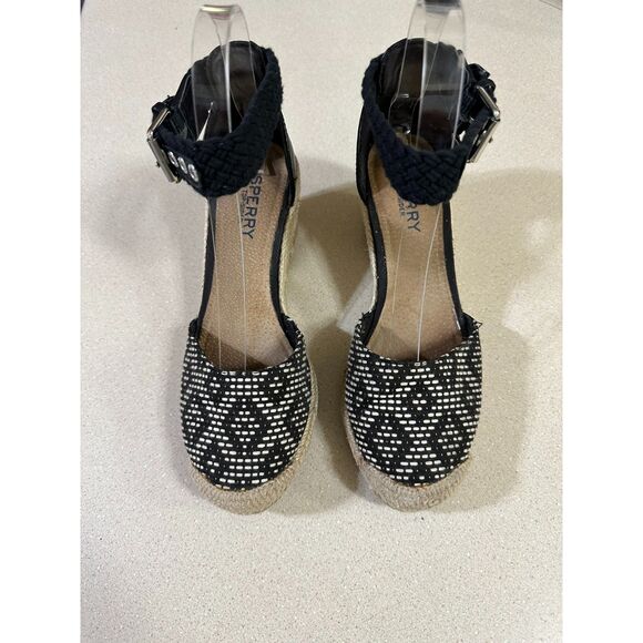 Sperry Top Sider Women's Valencia Wedge Sandal With Ankle Strap Size 6 - Picture 2 of 6